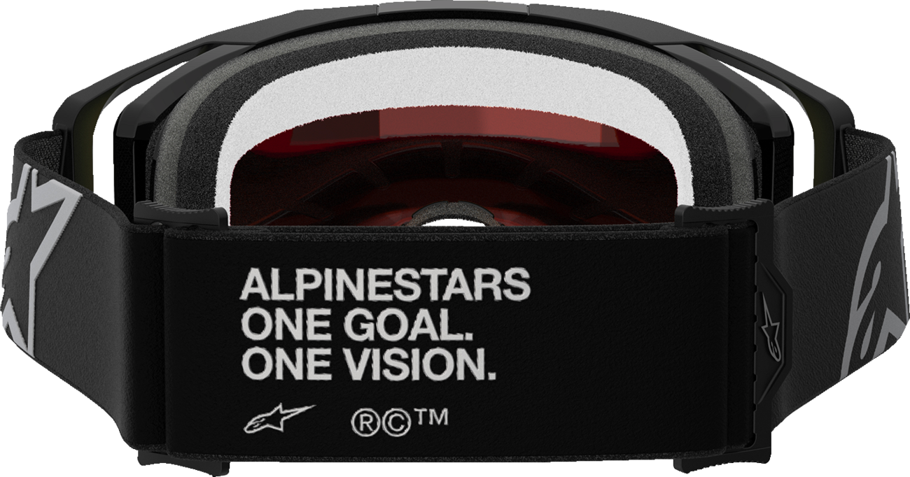 Alpinestars GOGGLES Vision 8 Black with Red Mirror Lens - Part 5101625-1446