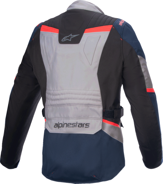 Alpinestars ST-1 WP Waterproof Adventure Riding Jacket - Dark Blue/Black/Bright Red, Large (Part No. 3200625-7093-L)