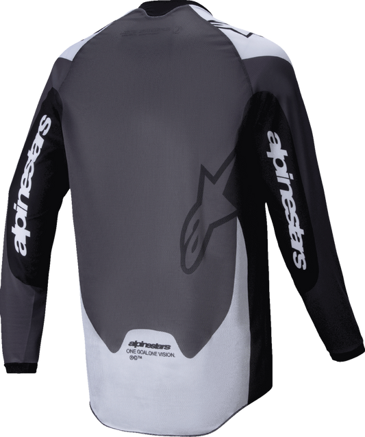 Alpinestars Pro-Dura Long-Sleeve Jersey - Black/Magnet White, Large