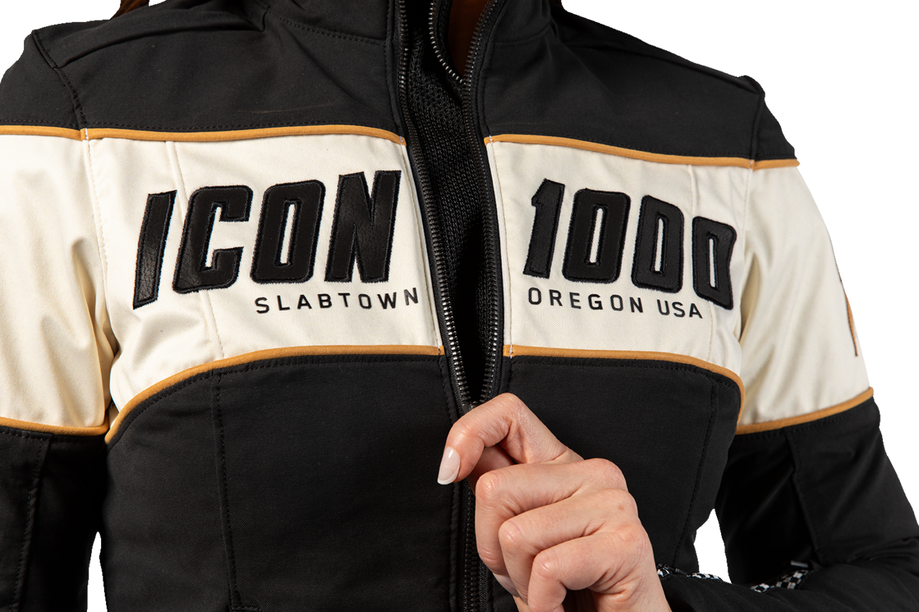 ICON Women's Hella 4™ Jacket - Black, Part Number 2822-1677