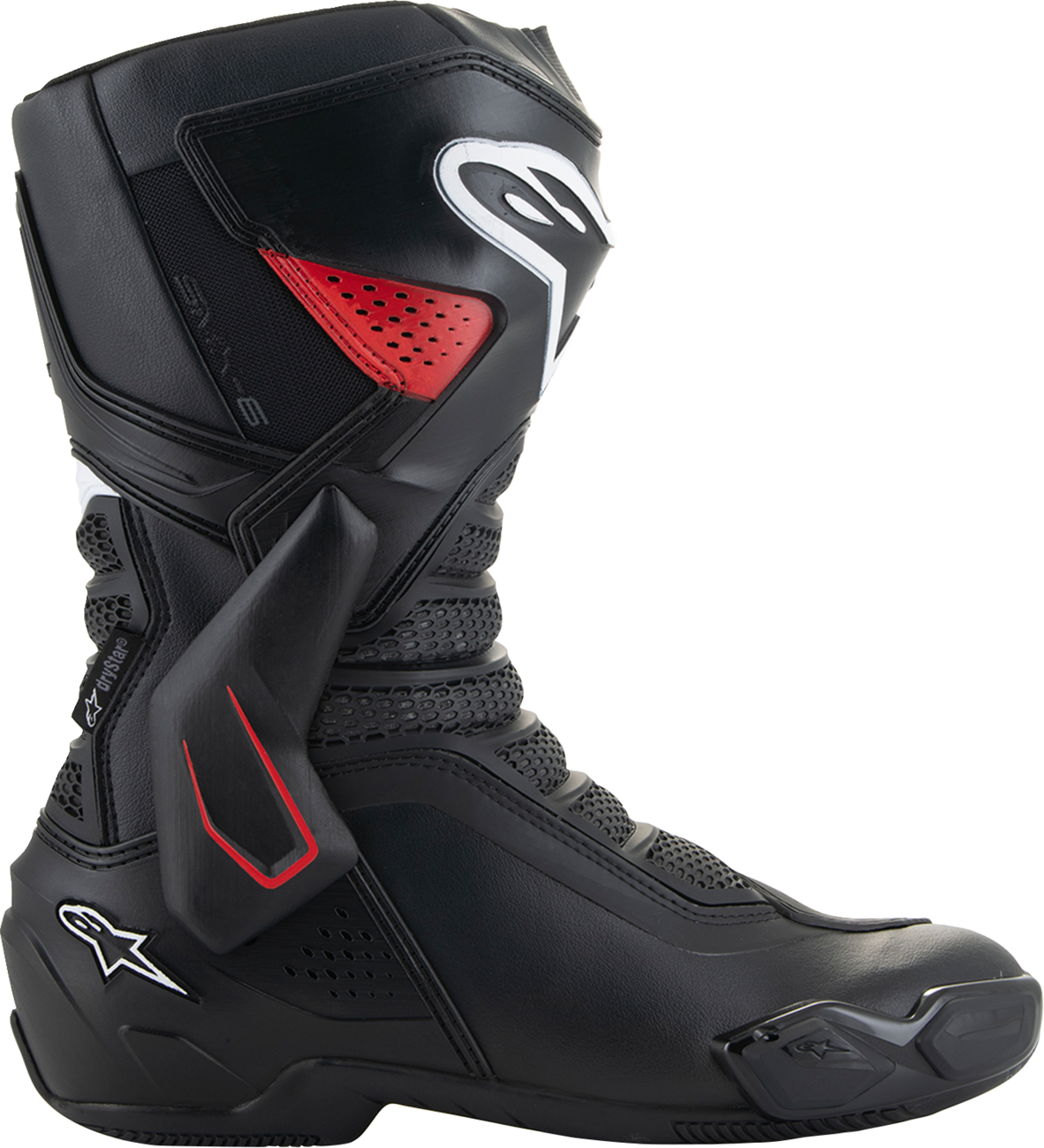 Alpinestars SMX-6 V3 Drystar® Motorcycle Boots - Black and Red, US 10.5 / EU 45
