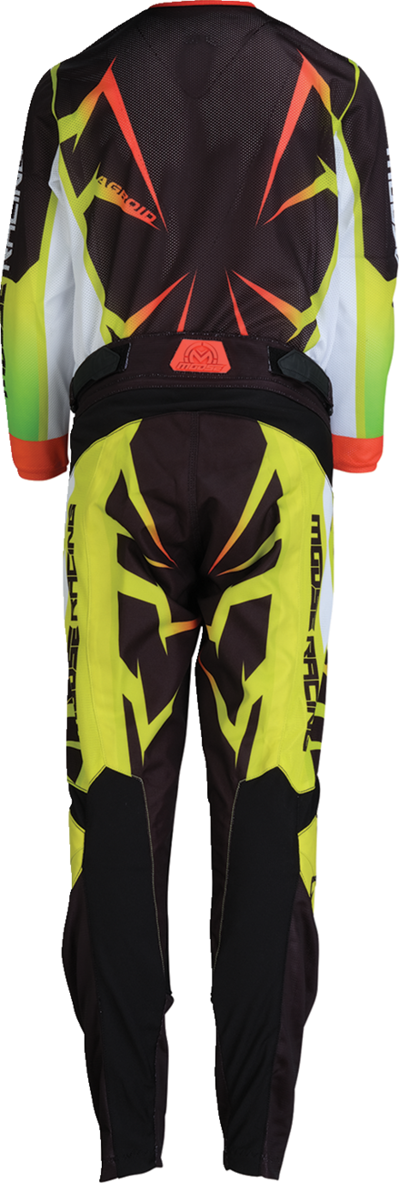 Moose Offroad Youth Agroid Mesh Pants – Hi-Viz/Black, Part 2903-2560