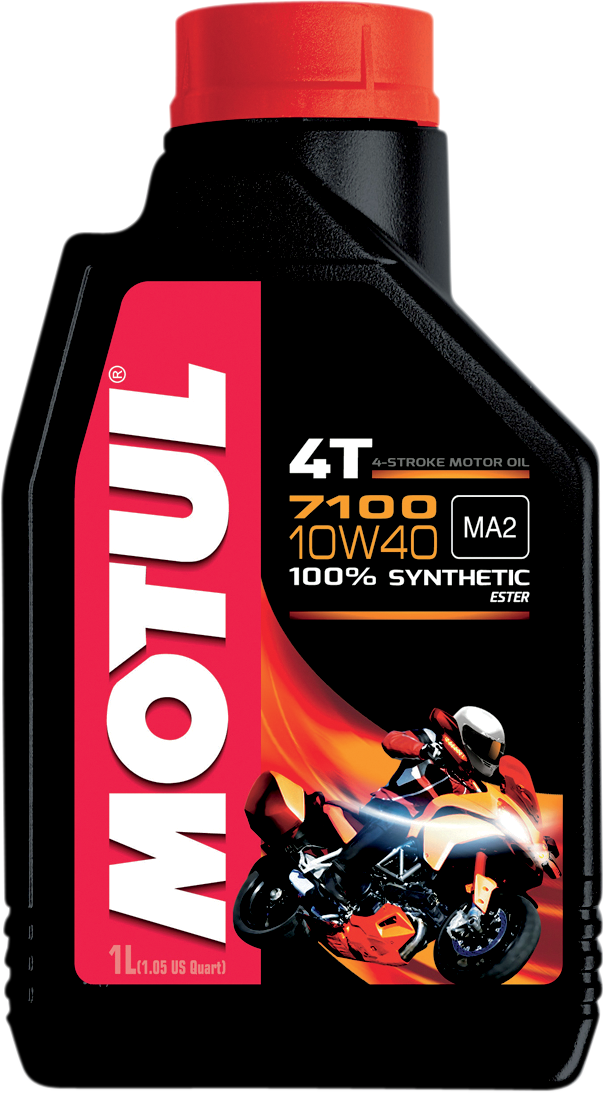 MOTUL 7100 4T Synthetic Oil 10W-40 - 1L by MOTUL Part 104091
