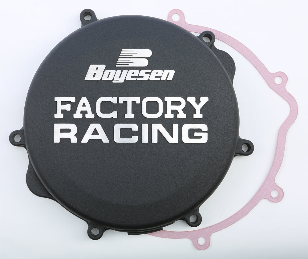 Boyesen Factory Racing Clutch Cover Black for Suzuki RM250 (2000-2008)