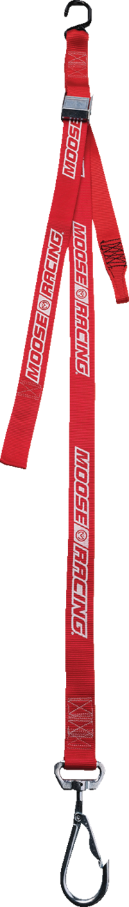 MOOSE OFFROAD 1-1/2 inch Tie-Downs with Swivel Hooks - Red, Part #3920-0528