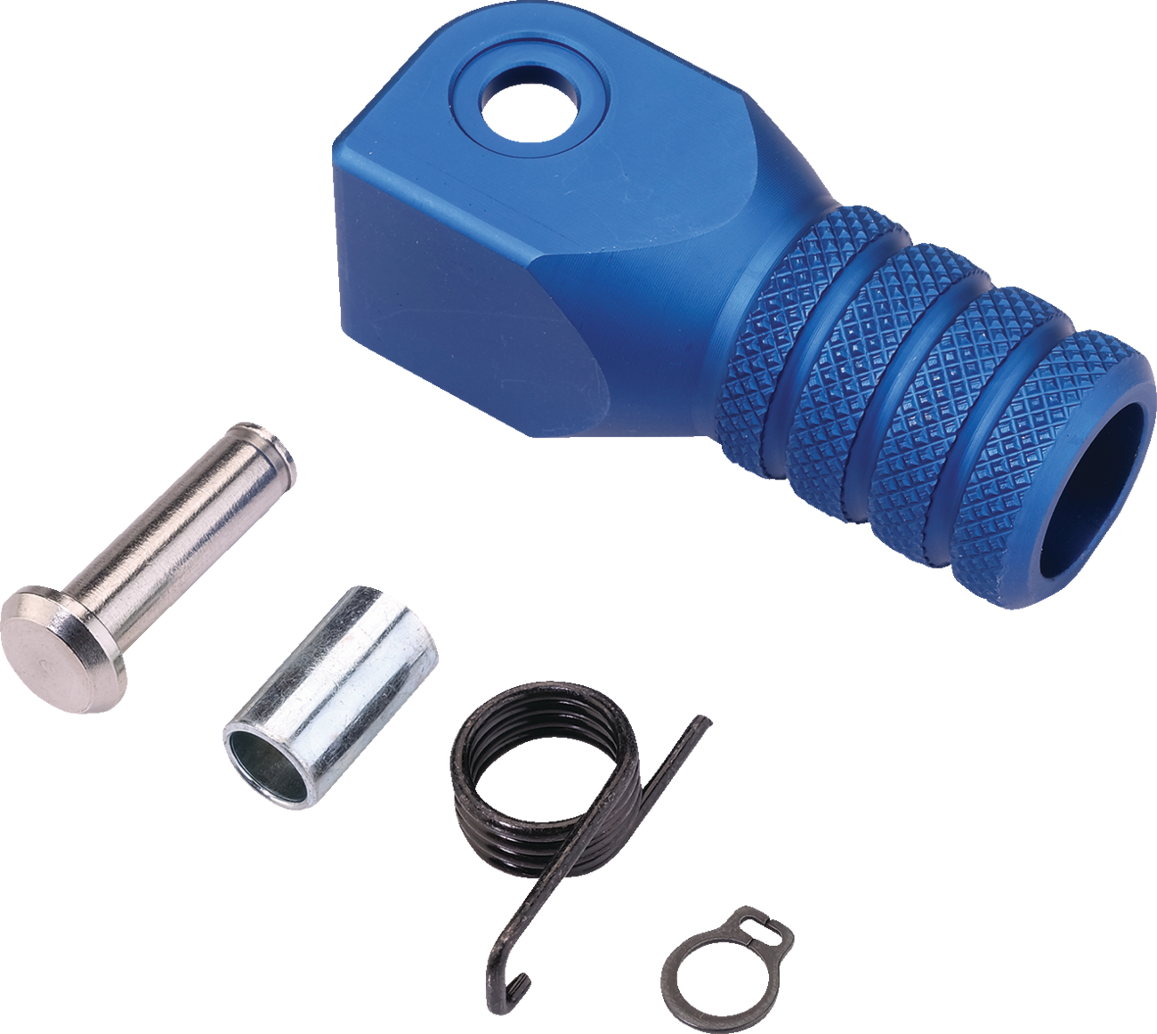 Moose Offroad Knurled Shift Lever Tip for Hammerhead CNC - Blue (Part #81-0000-02-20)