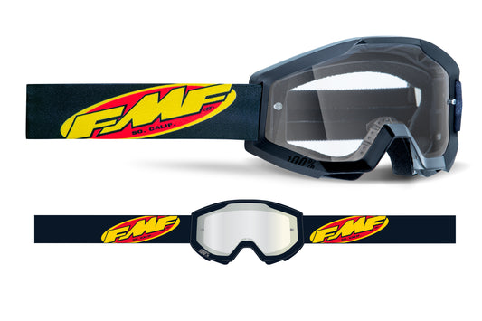FMF VISION Powercore Youth Goggle with Clear Lens and Anti-Fog Coating
