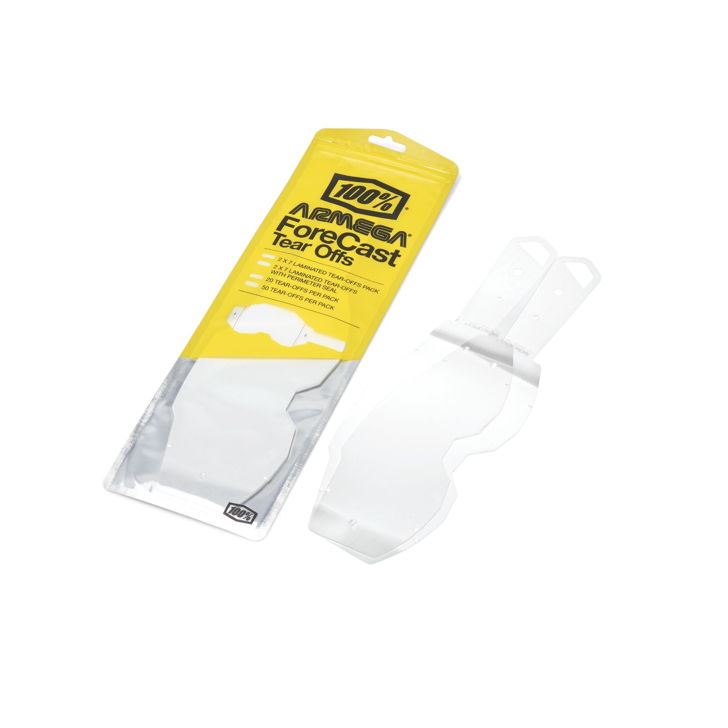 100 Percent Armega/Armatic Forecast Laminated Tear Offs 2 x 7 Pack