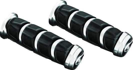 Kuryakyn Kinetic Grips Universal 1 inch Chrome for Honda VTX1800T and Shadow Models