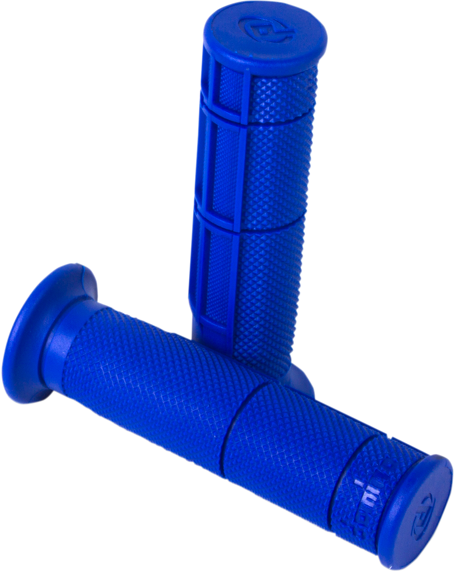 DOMINO Victor Half Waffle Grips for ATV - Blue Part 0900.82.42.06-0