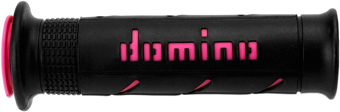 DOMINO XM2 Sport Touring Motorcycle Grips - Black and Pink A25041C4340C7-0