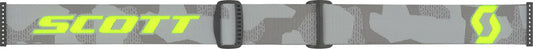SCOTT Fury Snowcross Goggle Lt Gray/Nen Yellow with Enhanced Yellow Chrome - Part #278605-7697335