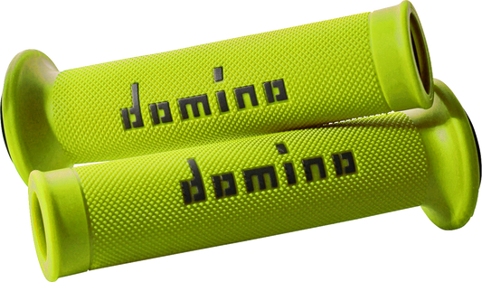 DOMINO MotoGP Grips - Dual-Compound Fluorescent Yellow/Black A01041C4050B7-0