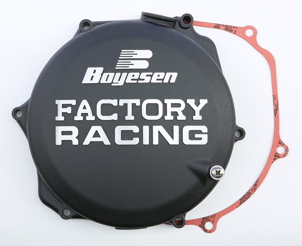 Boyesen Factory Racing Clutch Cover Black for Suzuki RM-Z450 (2008-2017)