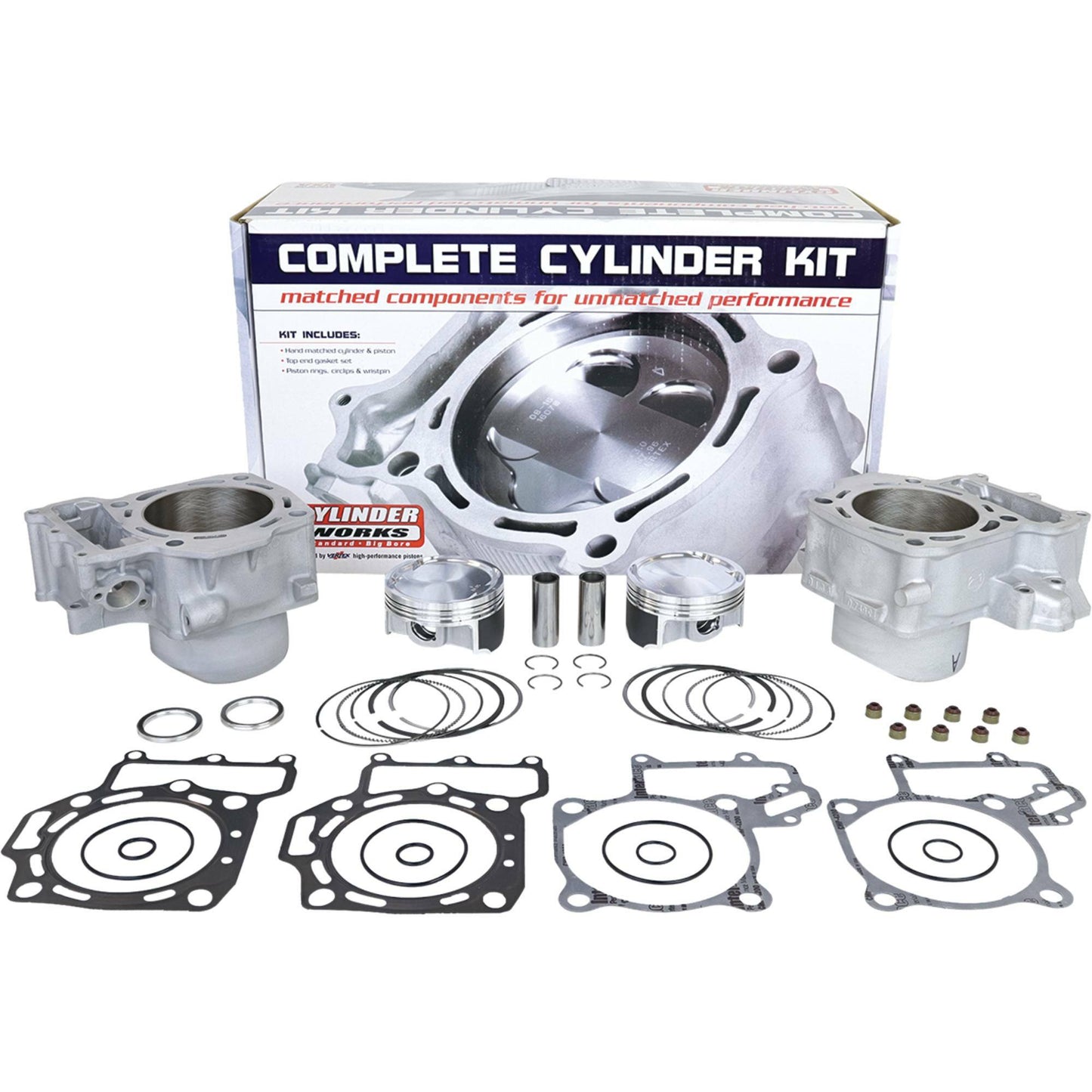 CYLINDER WORKS Cylinder Kit for Kawasaki KVF750 Brute Force 4X4i EPS - Standard Bore with High Compression Options