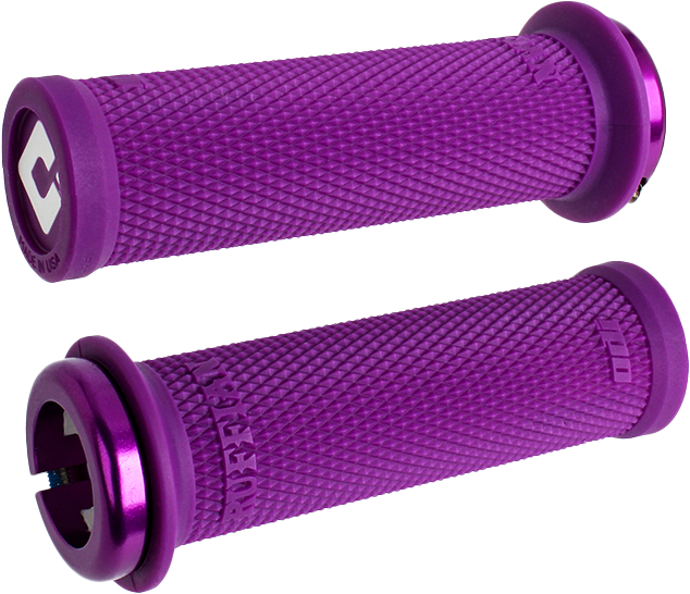 ODI Ruffian Mini V2.1 BMX Grip Purple/Purple - Slim Profile with Traction System