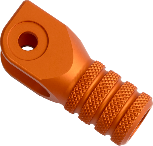MOOSE OFFROAD Knurled Shift Lever Tip for Hammerhead CNC Levers - Orange, Part Number 81-0000-02-40