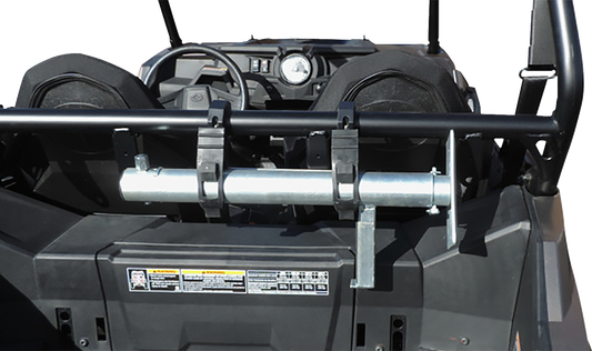 MOOSE OFFROAD U-5100 Jack with Crank Handle — Extended Height, 2,000 lb Capacity, Weatherproof Galvanized Finish