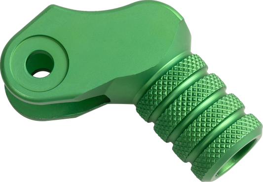 MOOSE OFFROAD Knurled Shift Lever Tip - 20 mm - Green (Part Number 81-0000-10-30)