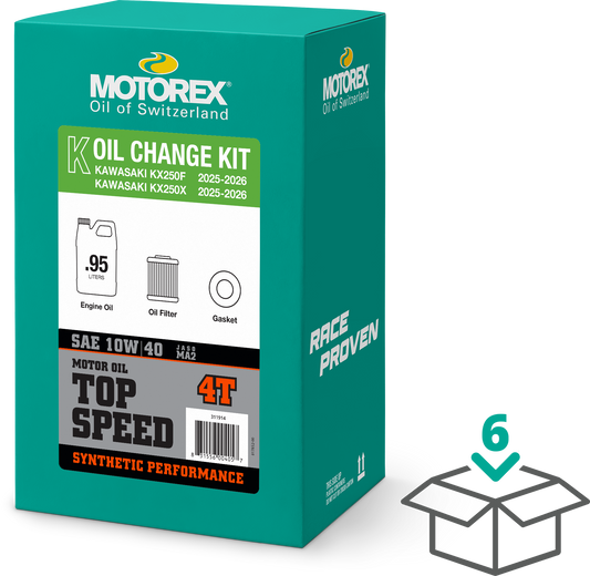 Top Speed Oil Change Kit 0.95l 10w40 Kaw