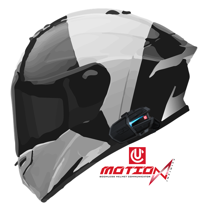 UCLEAR Motion Infinity Dual Bluetooth Communicator for Helmets - Part #180511