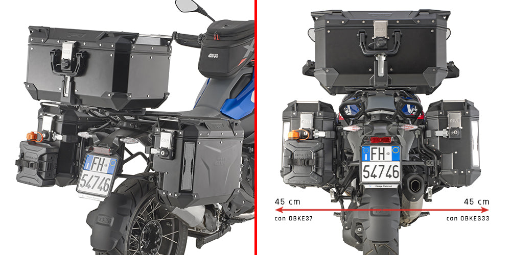 GIVI PLOS5143CAM Side Case Hardware for BMW - Multiple Sizes with Stainless Steel Thermal Flask