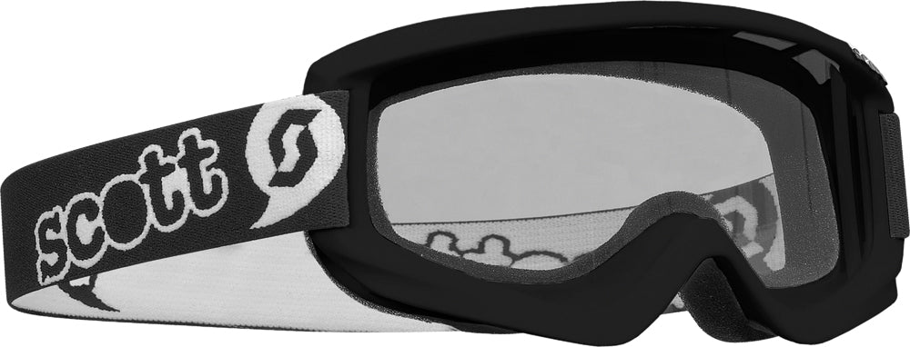SCOTT Youth Agent Goggle Black with Anti-Fog Lens and Silicone Strap - Part 272839-0001043