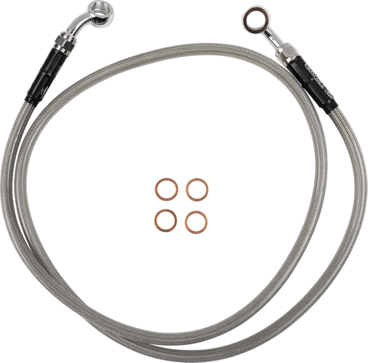 MOOSE OFFROAD Stainless Steel Braided Clutch Line for Honda CRF450 H02-3-074/P