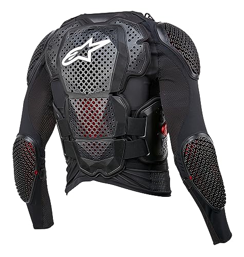 Alpinestars 6506524-123-XXL: Bionic Tech V3 Protection Jacket Blk/Wht/Red 2X