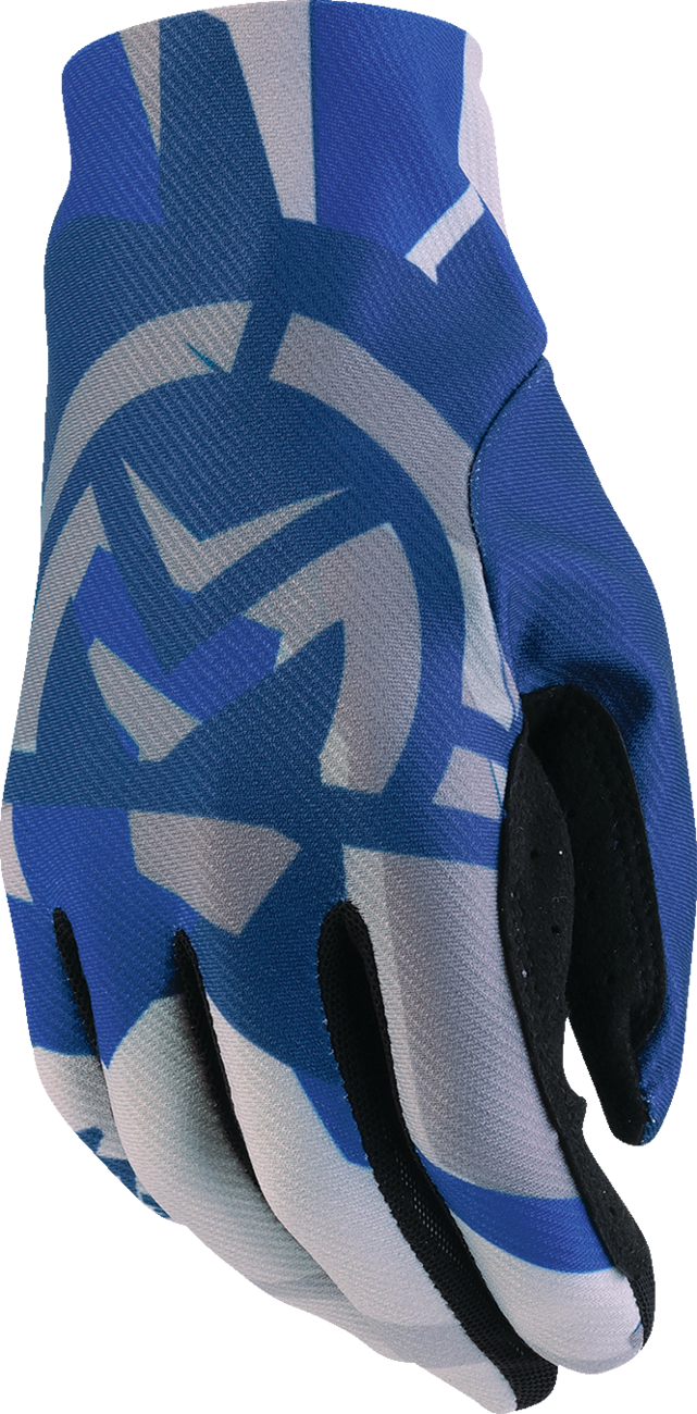 MOOSE OFFROAD MX2™ Gloves - Blue/Gray, 2XL, Part 3330-7949