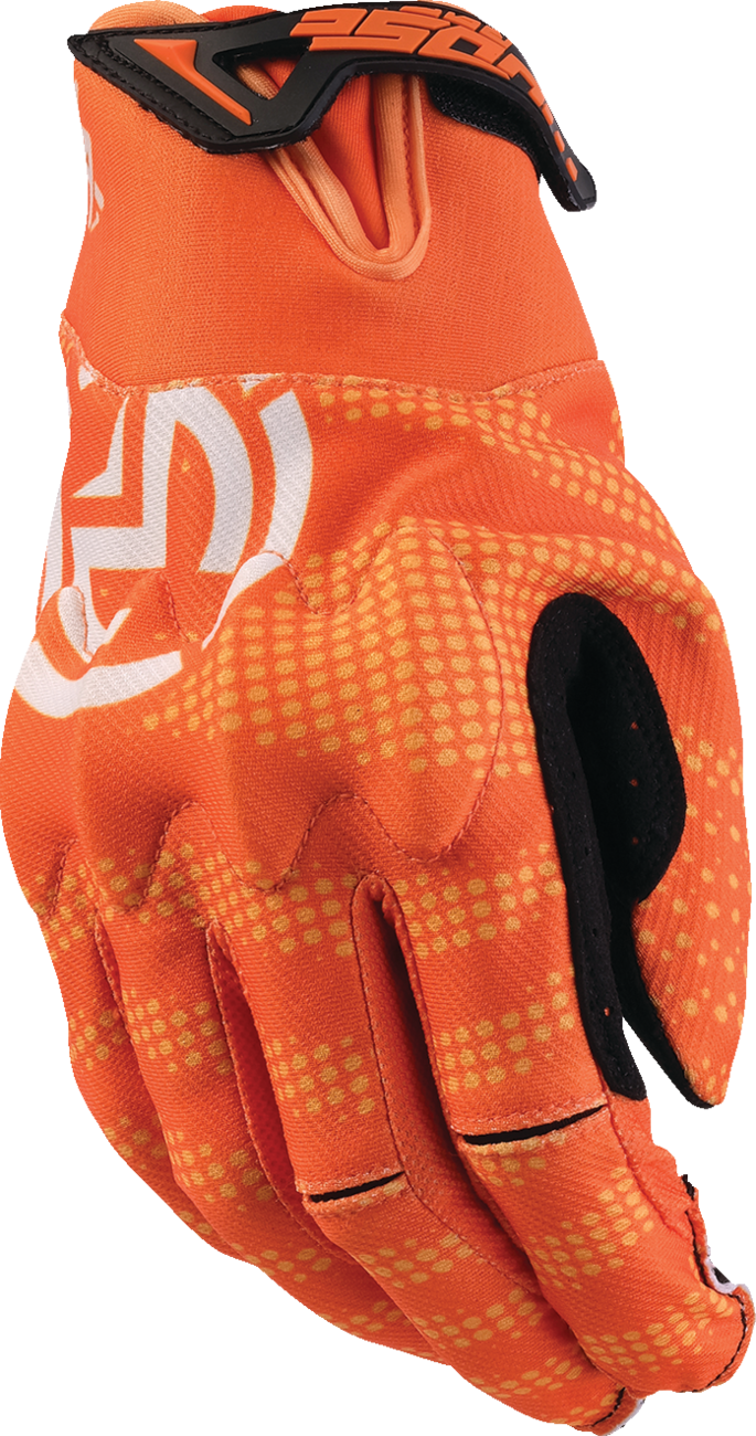 Moose Offroad MX1™ Gloves - Orange, Small - D3O Impact Protection and Tacky Grips
