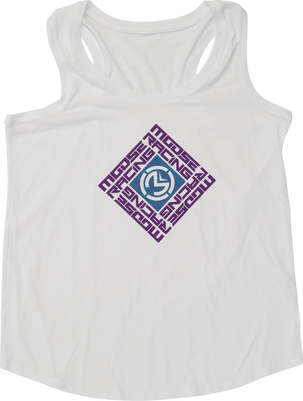 Moose Offroad Women's Spin Sync Tank Top - White - Medium (Part #3031-4281)