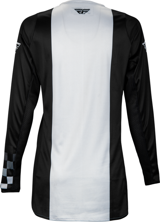 Fly Racing Women's Lite Jersey Black/Light Grey (Part #377-6202X)