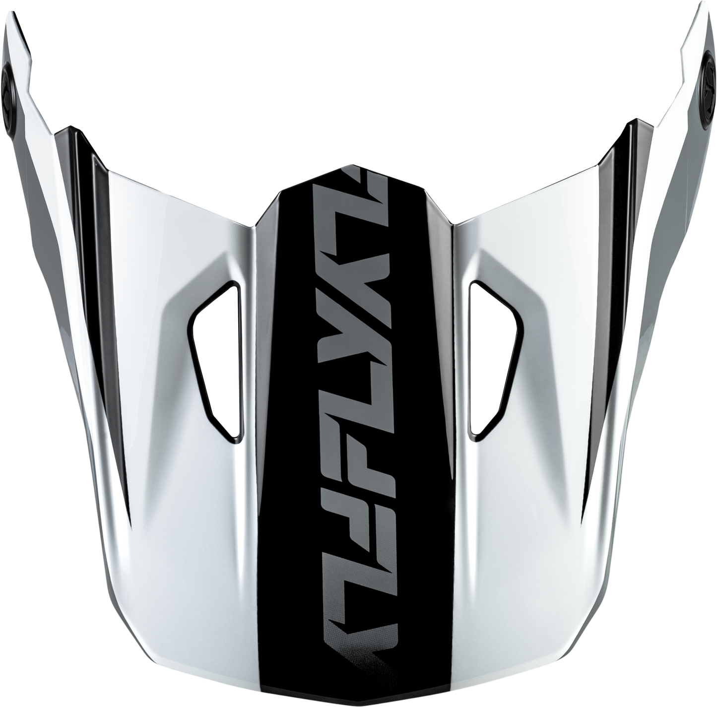Fly Racing Kinetic Crest Helmet Visor Black/White/Grey Medium/Large