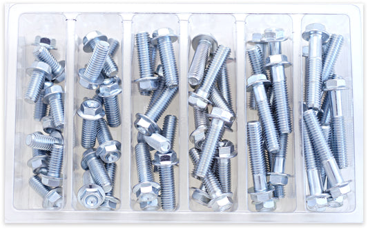 BOLT M8 Hex Flanged Bolt - 10mm Size, 1 Pack