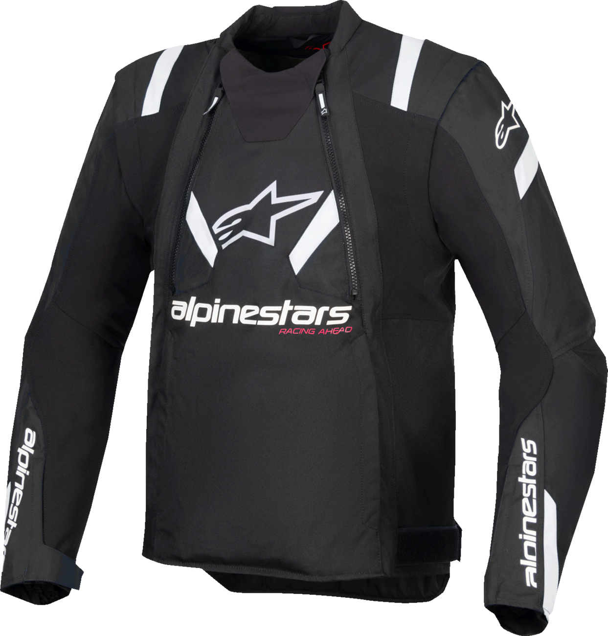 Alpinestars T-Stunt Air Jacket - Black/White - Large (Part Number 3301825-12-L)