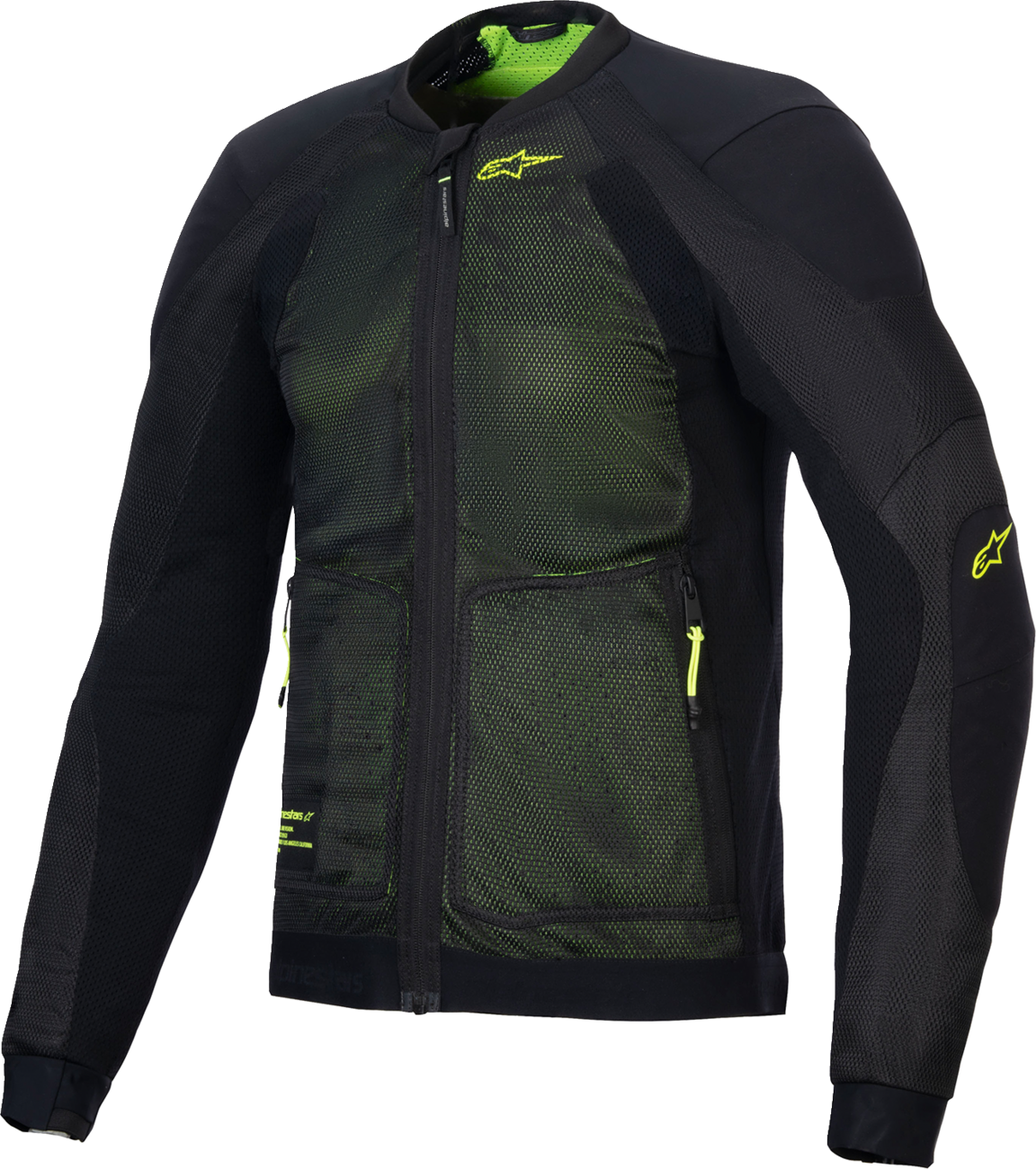 Alpinestars Troop-Air Jacket Large 3301225-168-L - Lightweight Breathable Motorcycle Armor