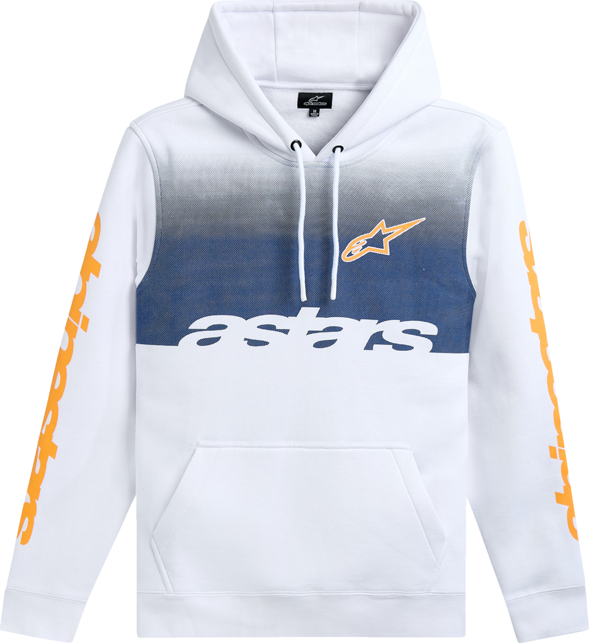 Alpinestars Specter Pullover Hoodie - White, Medium (Part No. 1215-51500-20-M)