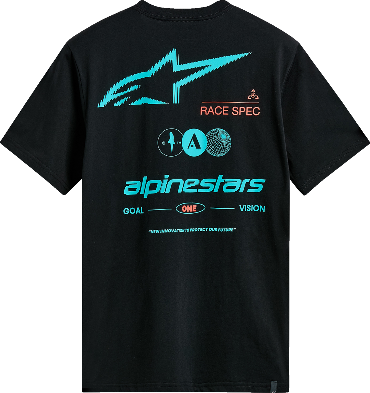 Alpinestars Asym CSF T-Shirt - Black - Medium by Alpinestars (Part #1215-72270-10-M)