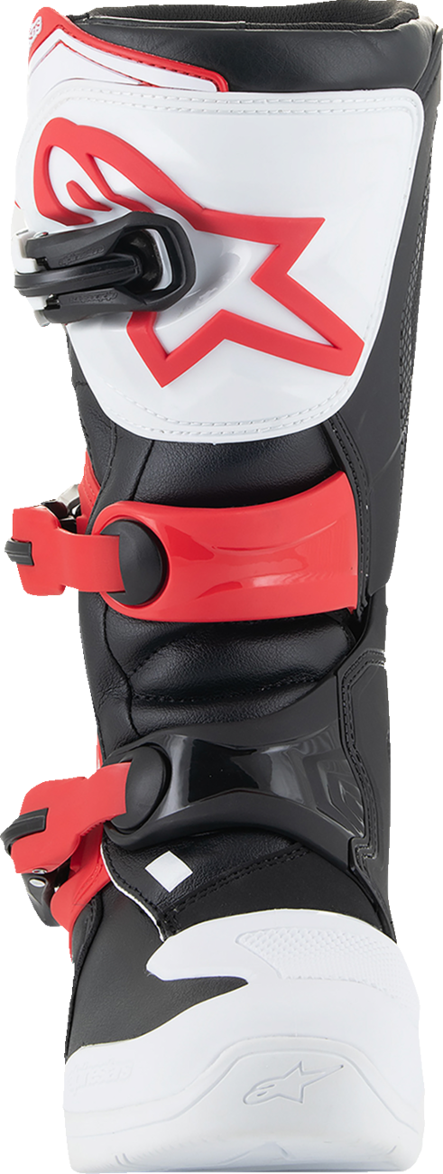 Alpinestars Youth Tech3S Boots - White/Black/Red, US 7 / EU 40.5 - Part Number 2014024-2030-7