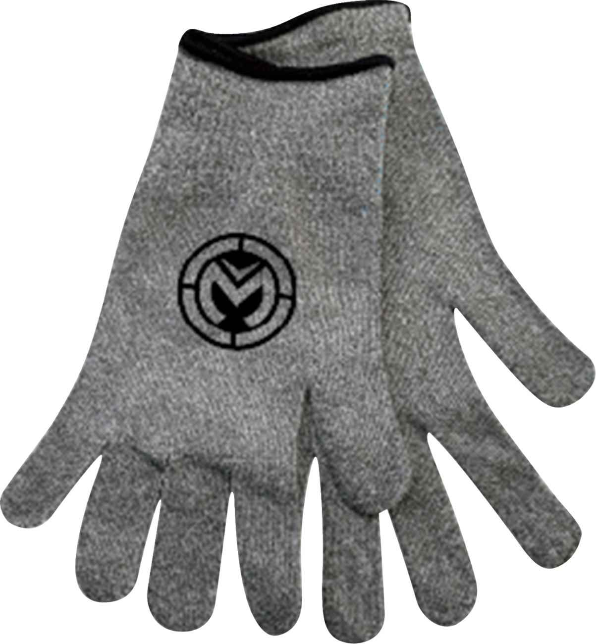 MOOSE OFFROAD Moose Full Finger Glove Liners - Heather Gray - Large (Part No. 3330-8357)