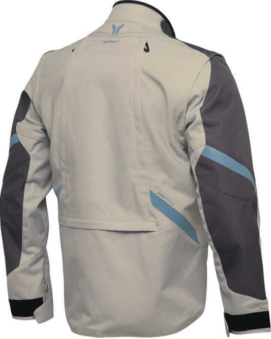 THOR Terrain Jacket - Sand, Small - Durable Waterproof Motorcycle Jacket with Ventilation and Storage