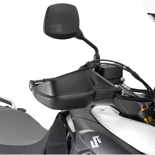 GIVI HP3105B Hand Protectors Black Suz for Motorcycle - Wrap-Around Weather and Debris Guards