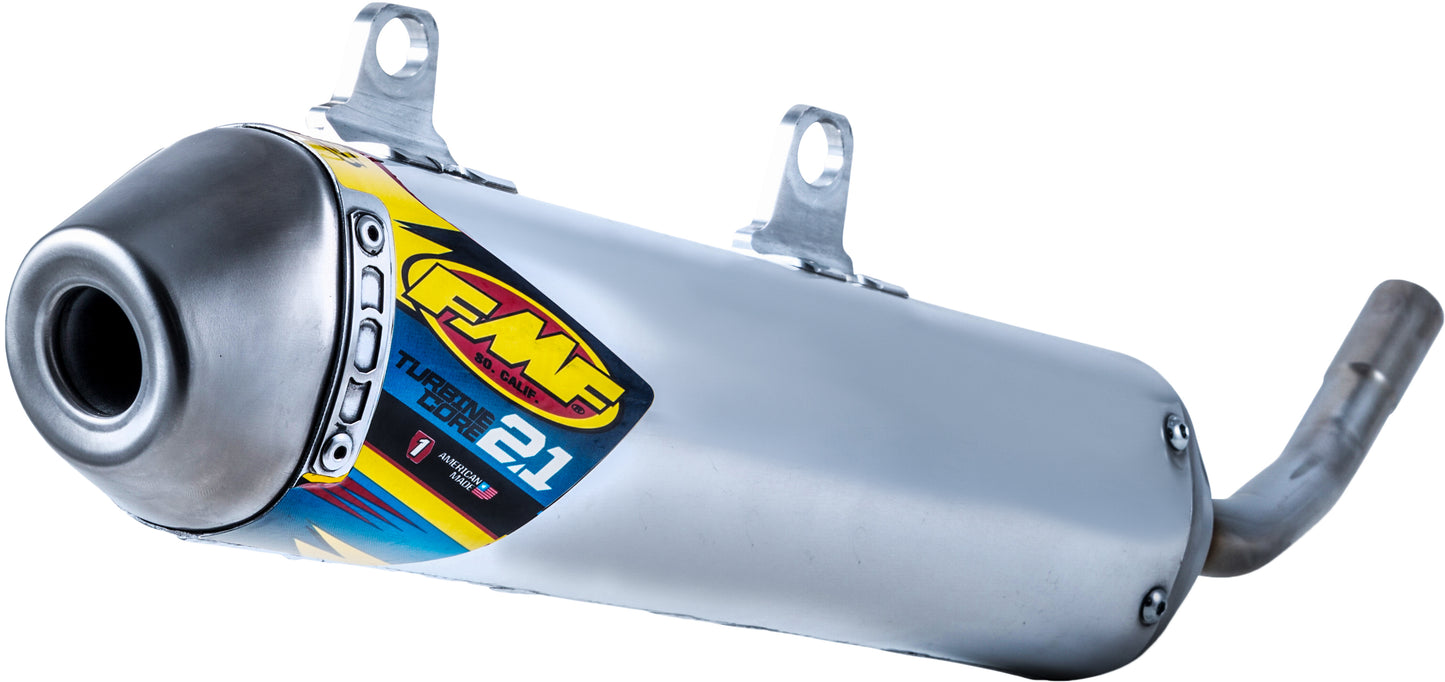 FMF T Core 2.1 S/A Silver Exhaust for Sherco 250 and 300 SE-R Factory Models