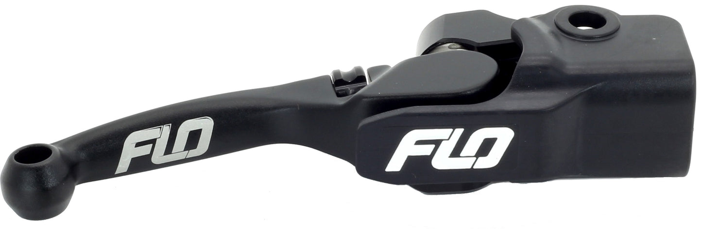 FLO Motorsports Pro 160 Brake Lever for Kawasaki KX Models - Black (Part #BL-714-2)