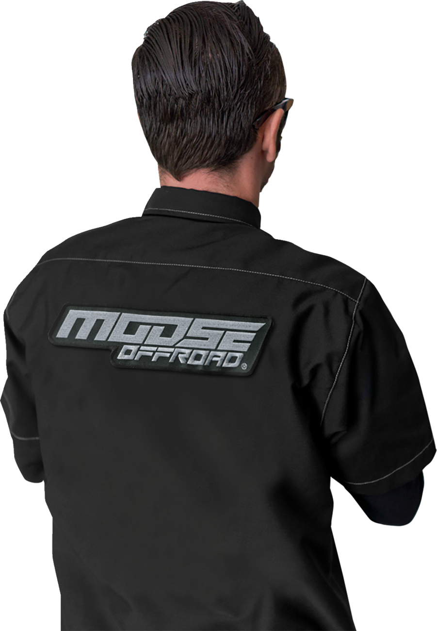 Moose Offroad Shop Shirt - Black 2XL MRS01S8BCH2R by Moose Offroad