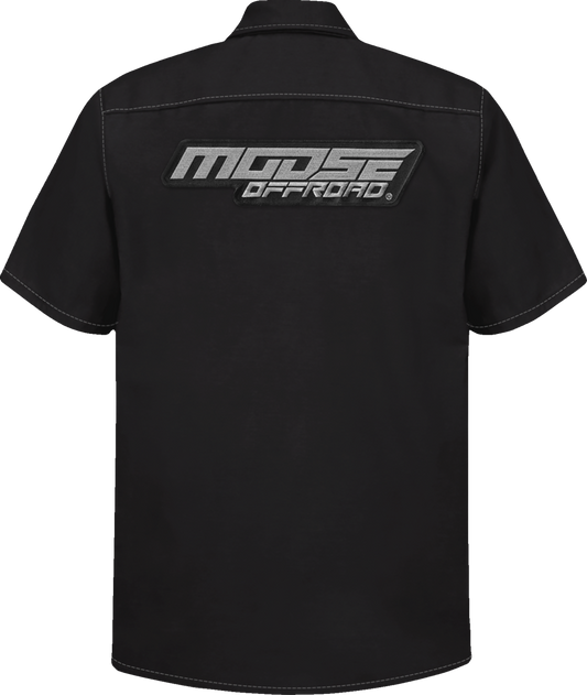 Moose Offroad Shop Shirt in Black - 4XL MRS01S8BCH4R by Moose Offroad