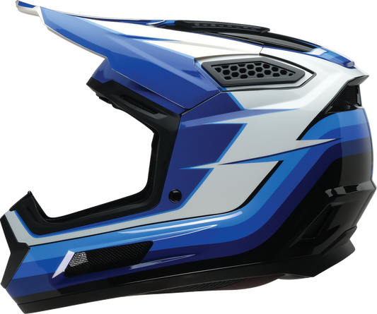Z1R Dirt Maxx Helmet Vortex Blue/White XL - Part Number 0110-9332