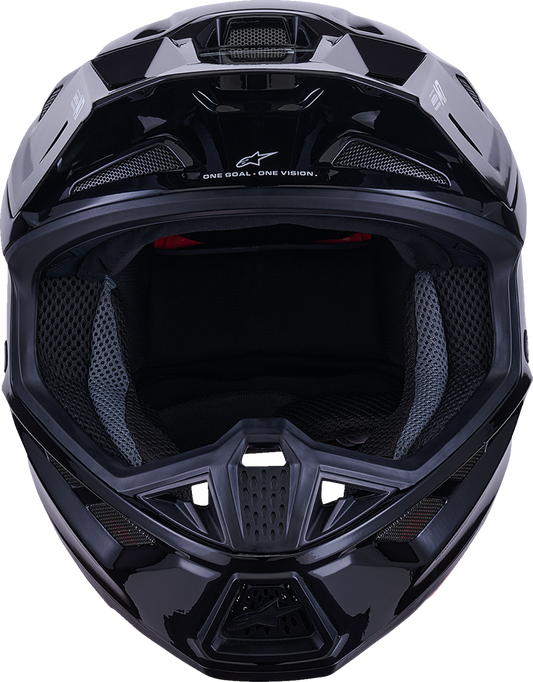Alpinestars SM7 Helmet - Solid Gloss Black - Large (Part No. 8301426-1180-L)