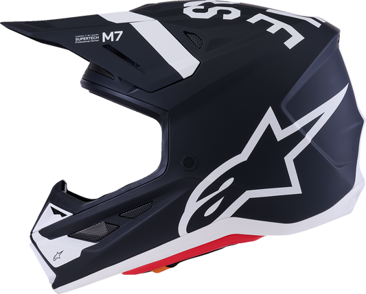 Alpinestars SM7 Dasher Helmet - Matte Black/White - Large